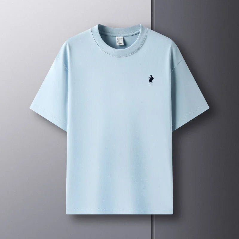 Men's Premium Cotton Pony Embroidery T-Shirt